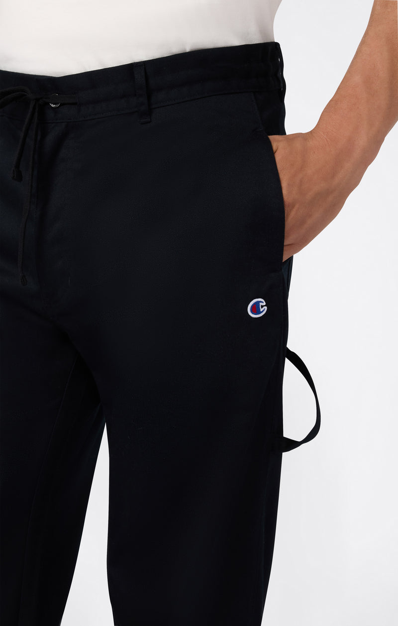 Pantalon Tissé à Ourlet Droit pour Homme Street Varsity