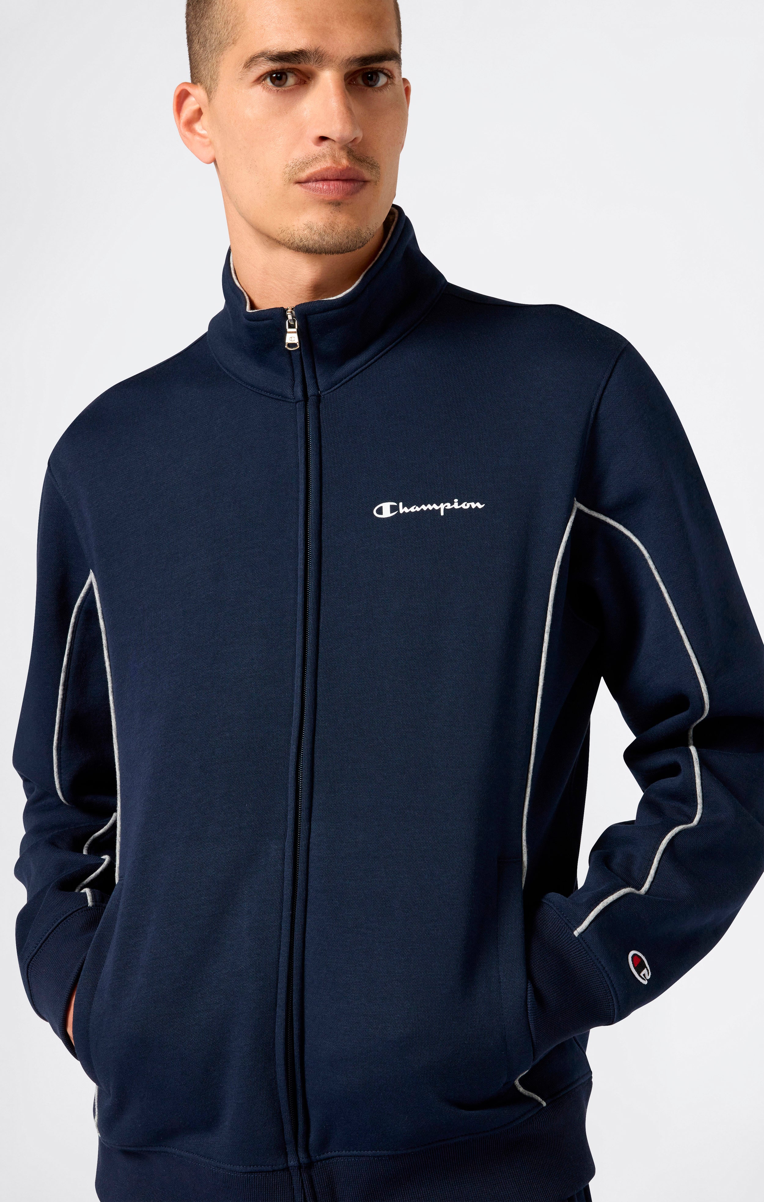 Men’s Fleece Full Zip Sweatsuit Small Script