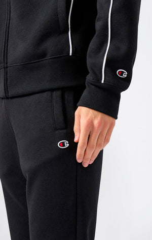 Men’s Fleece Full Zip Sweatsuit Small Script