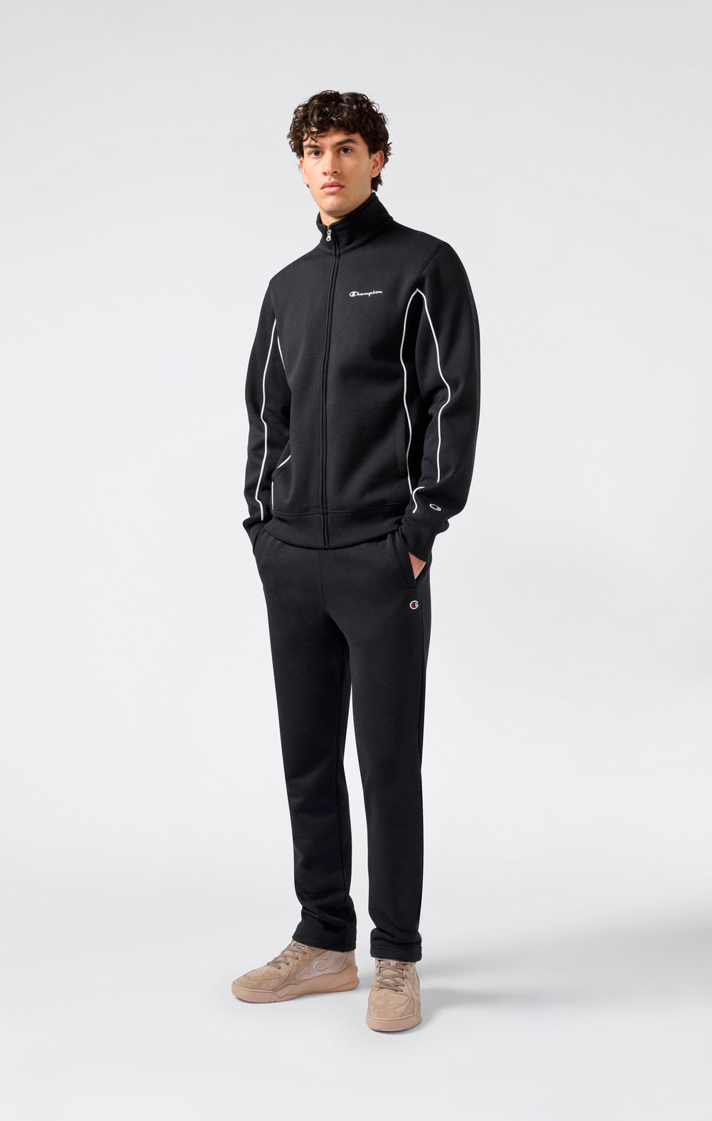 Tuta Full Zip da Uomo con interno felpato Small Script