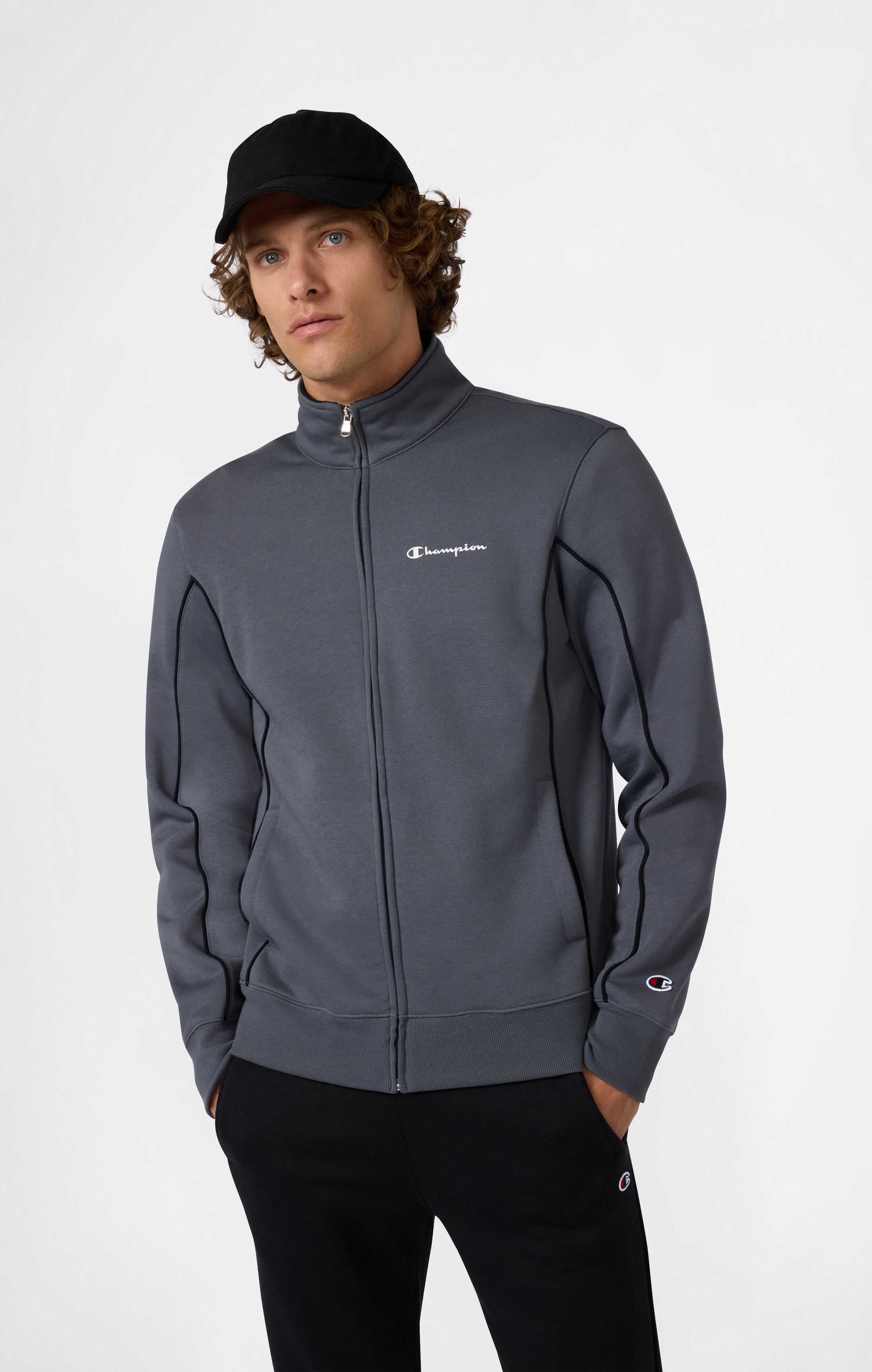 Men’s Fleece Full Zip Sweatsuit Small Script