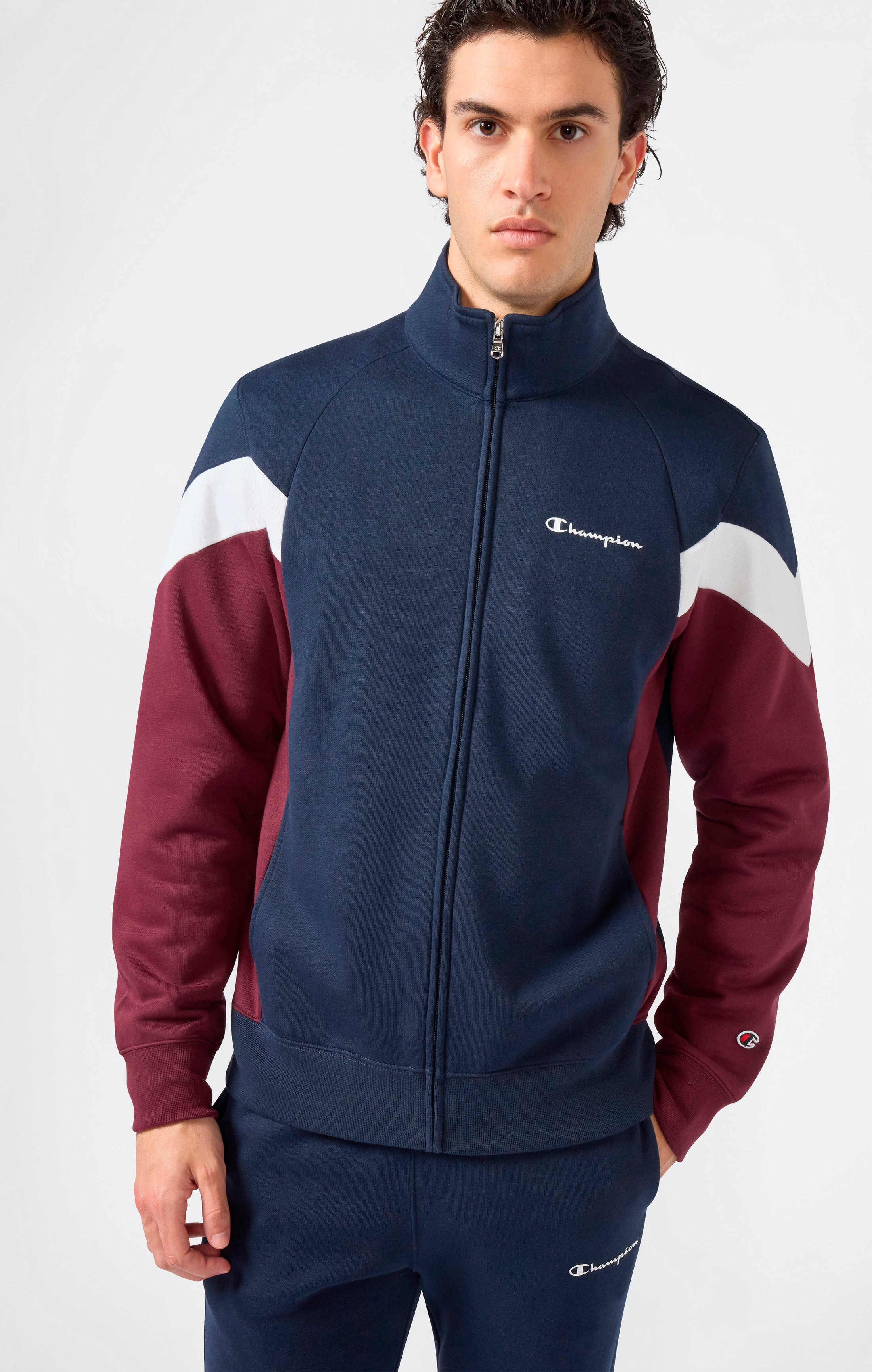 Tuta Full Zip da Uomo con interno felpato