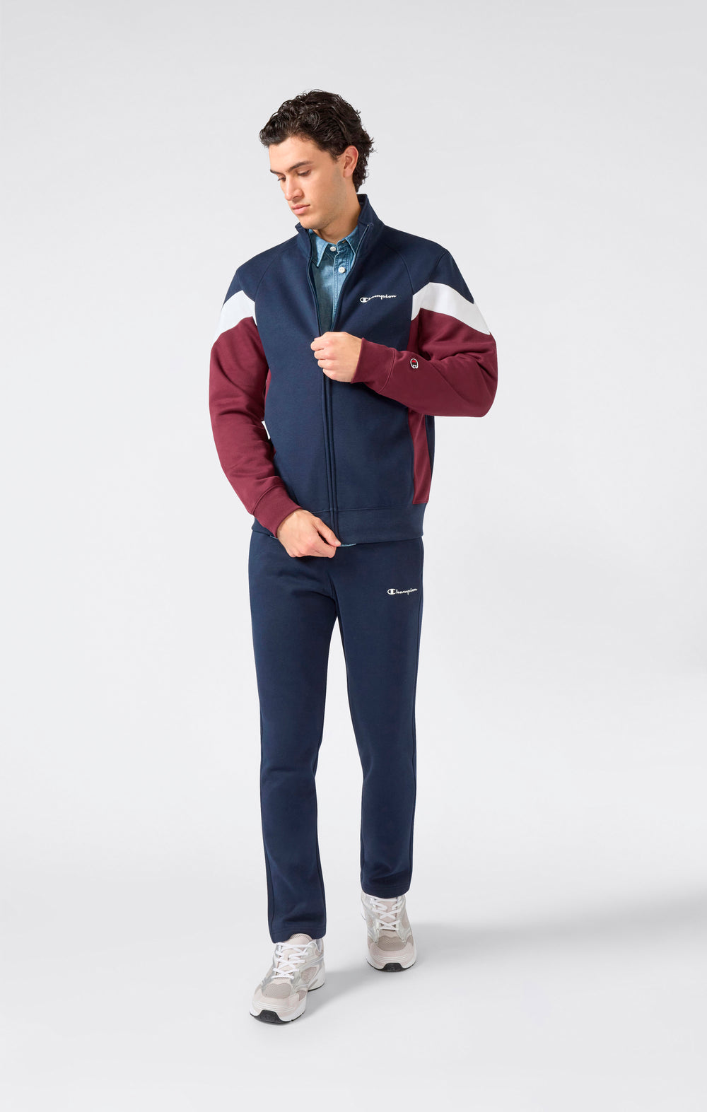 Tuta Full Zip da Uomo con interno felpato
