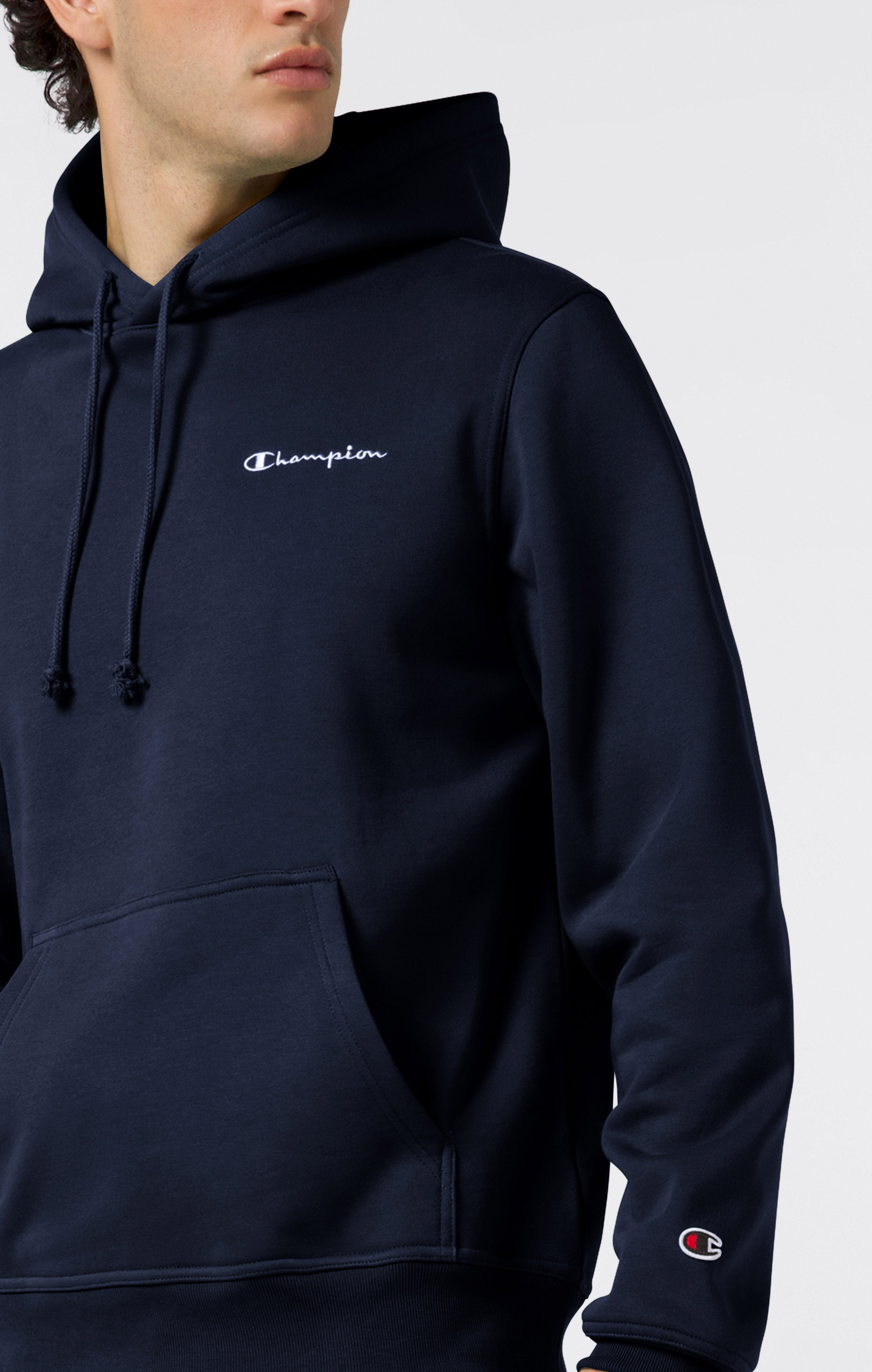 Herren Fleece-Sweatshirt mit Kleinem Gesticktem Logo Icons