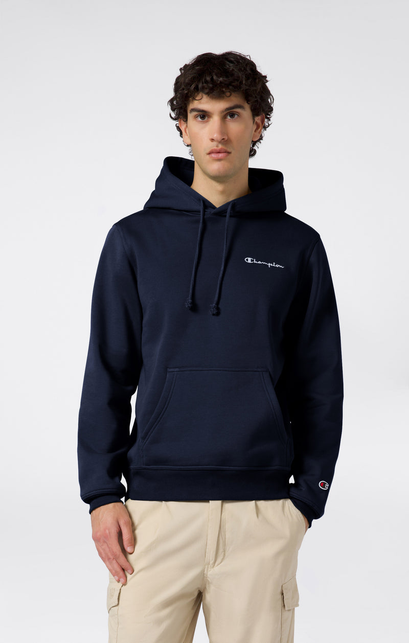 Sudadera Hombre Forrada con Felpa y Pequeño Logo Bordado Icons