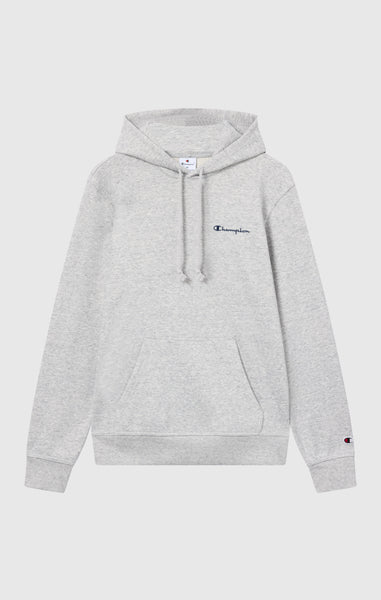 Men’s Fleece Hoodie with Small Embroidered Logo Icons