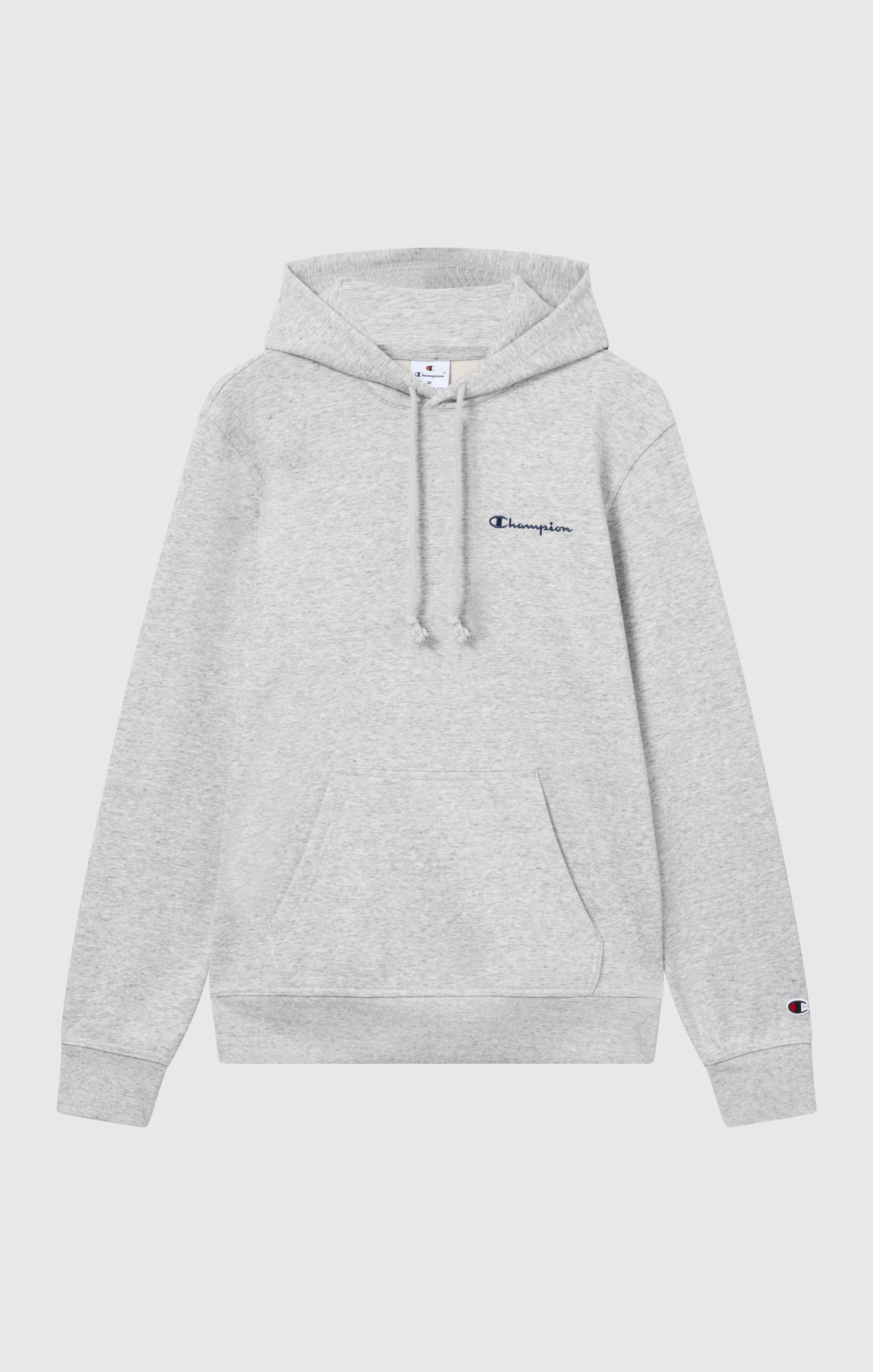 Men’s Fleece Hoodie with Small Embroidered Logo Icons