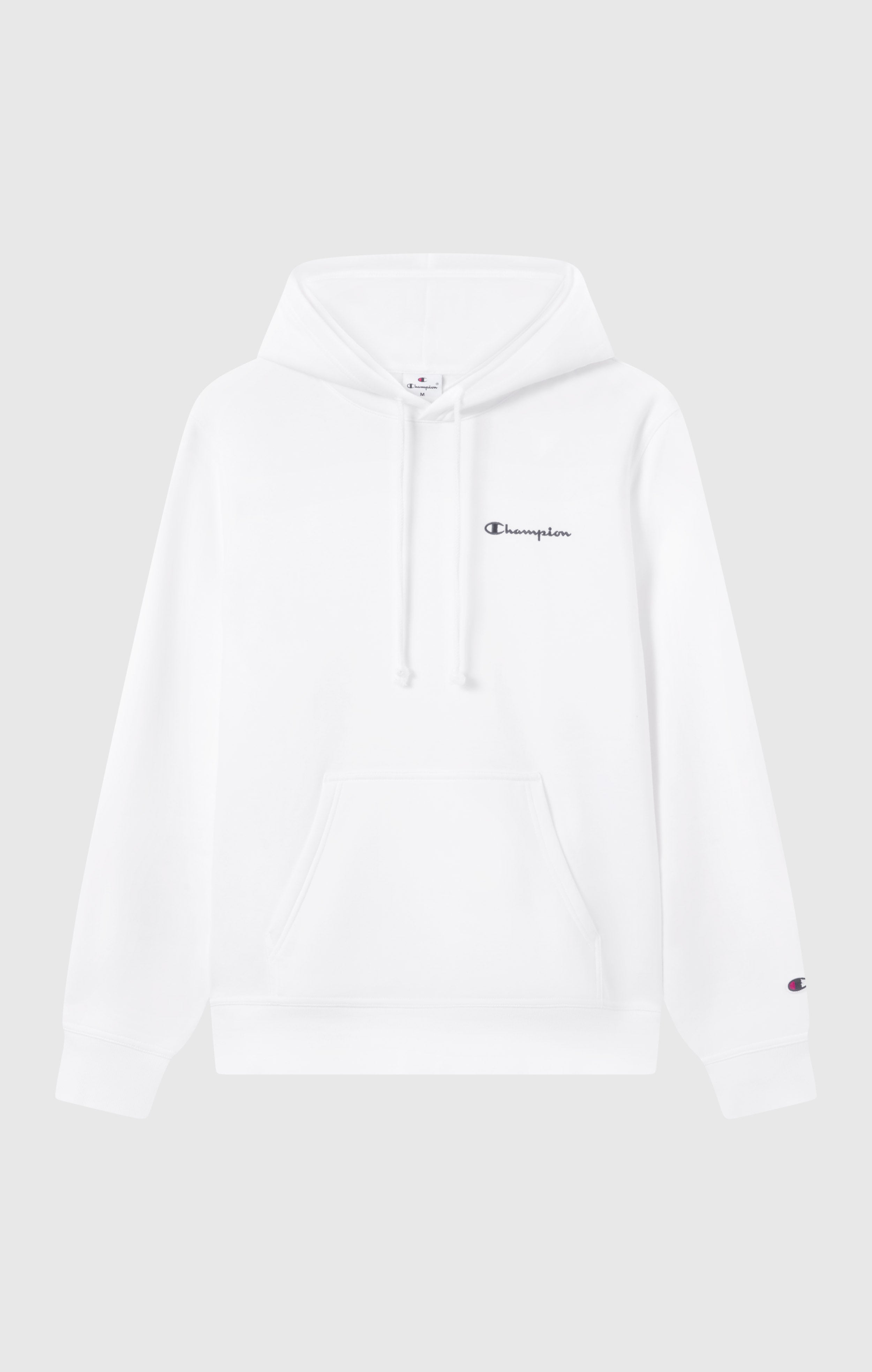 Men’s Fleece Hoodie with Small Embroidered Logo Icons