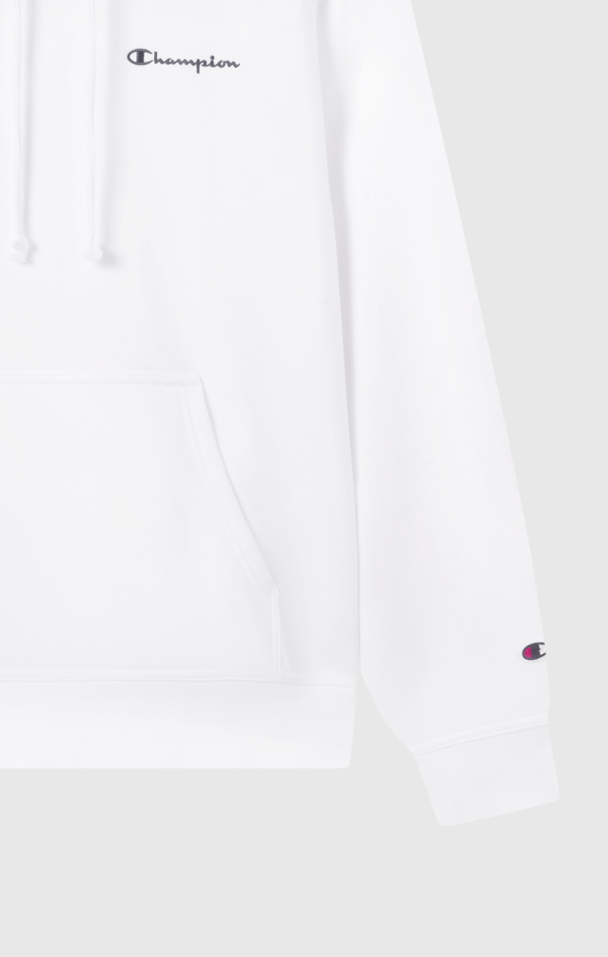 Men’s Fleece Hoodie with Small Embroidered Logo Icons