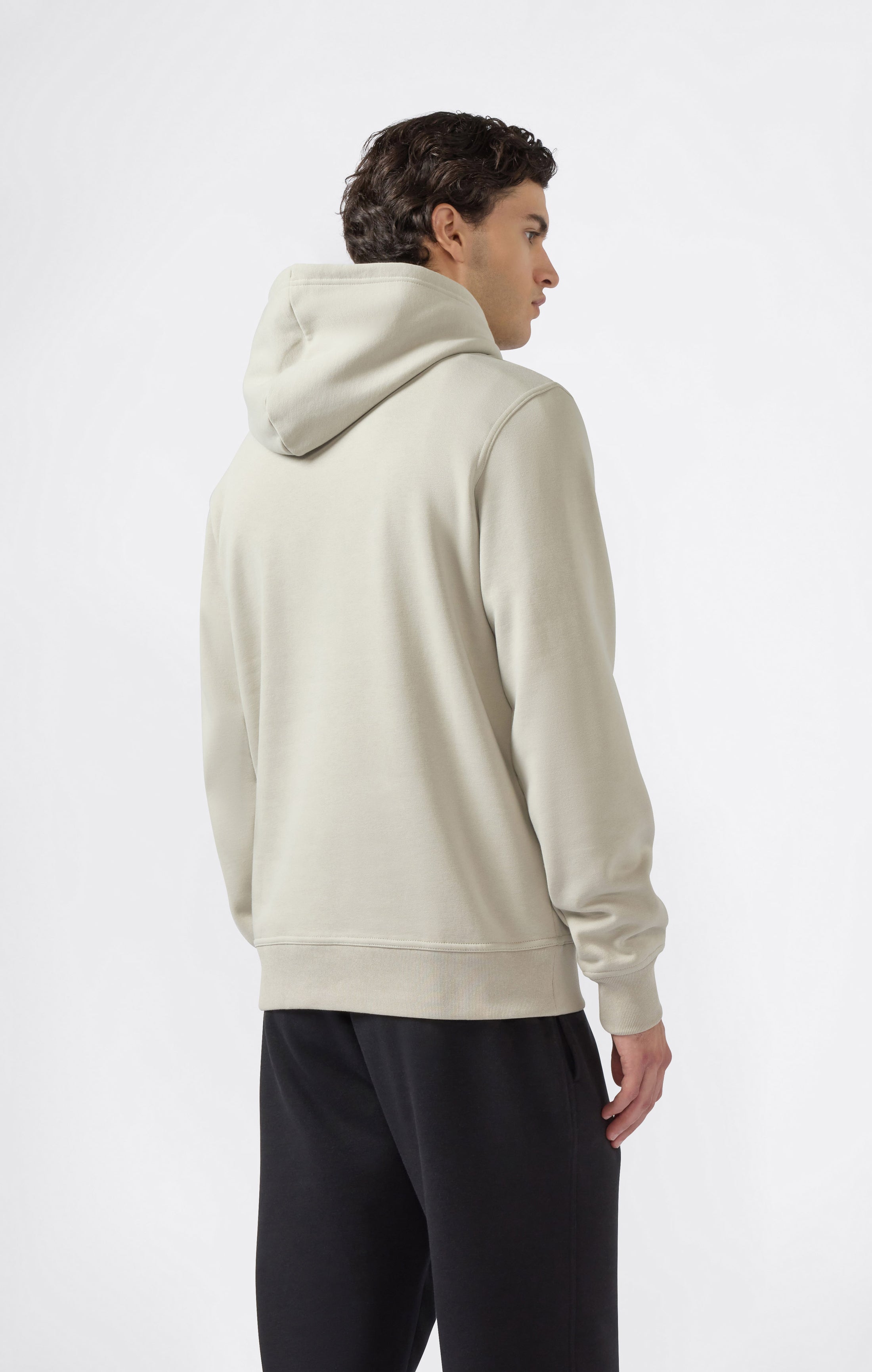Sweat Homme Doublé Polaire avec Petit Logo Brodé Icons