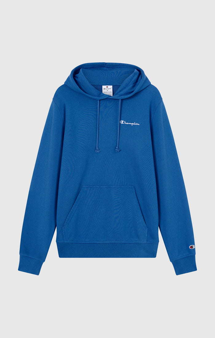 Men’s Lightweight Hoodie with Small Embroidered Logo Icons