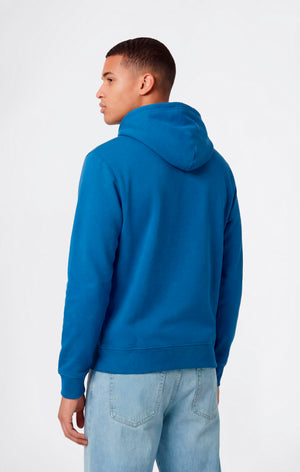 Men’s Lightweight Hoodie with Small Embroidered Logo Icons
