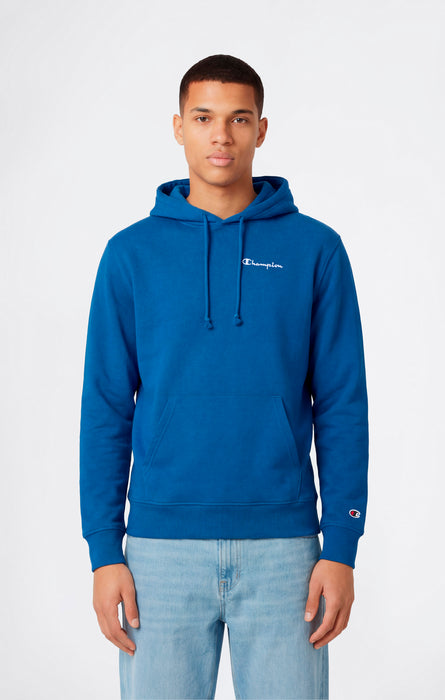 Men’s Lightweight Hoodie with Small Embroidered Logo Icons