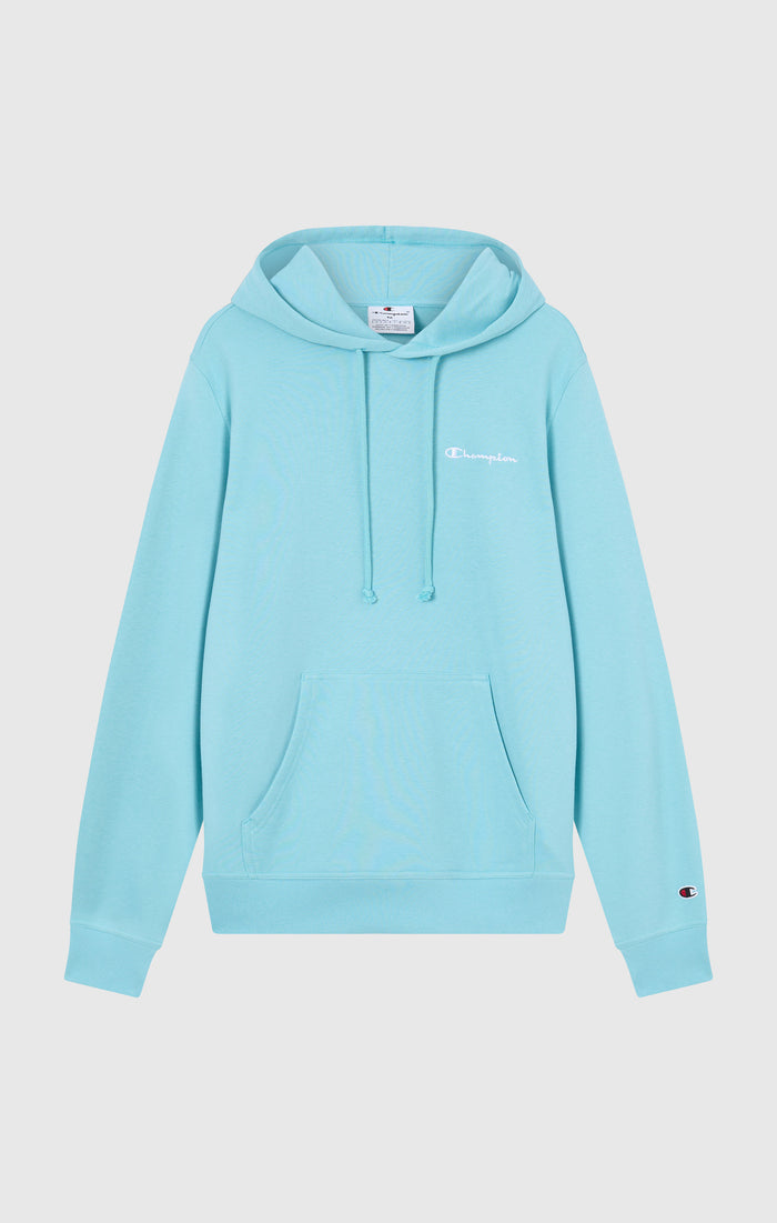 Men’s Lightweight Hoodie with Small Embroidered Logo Icons