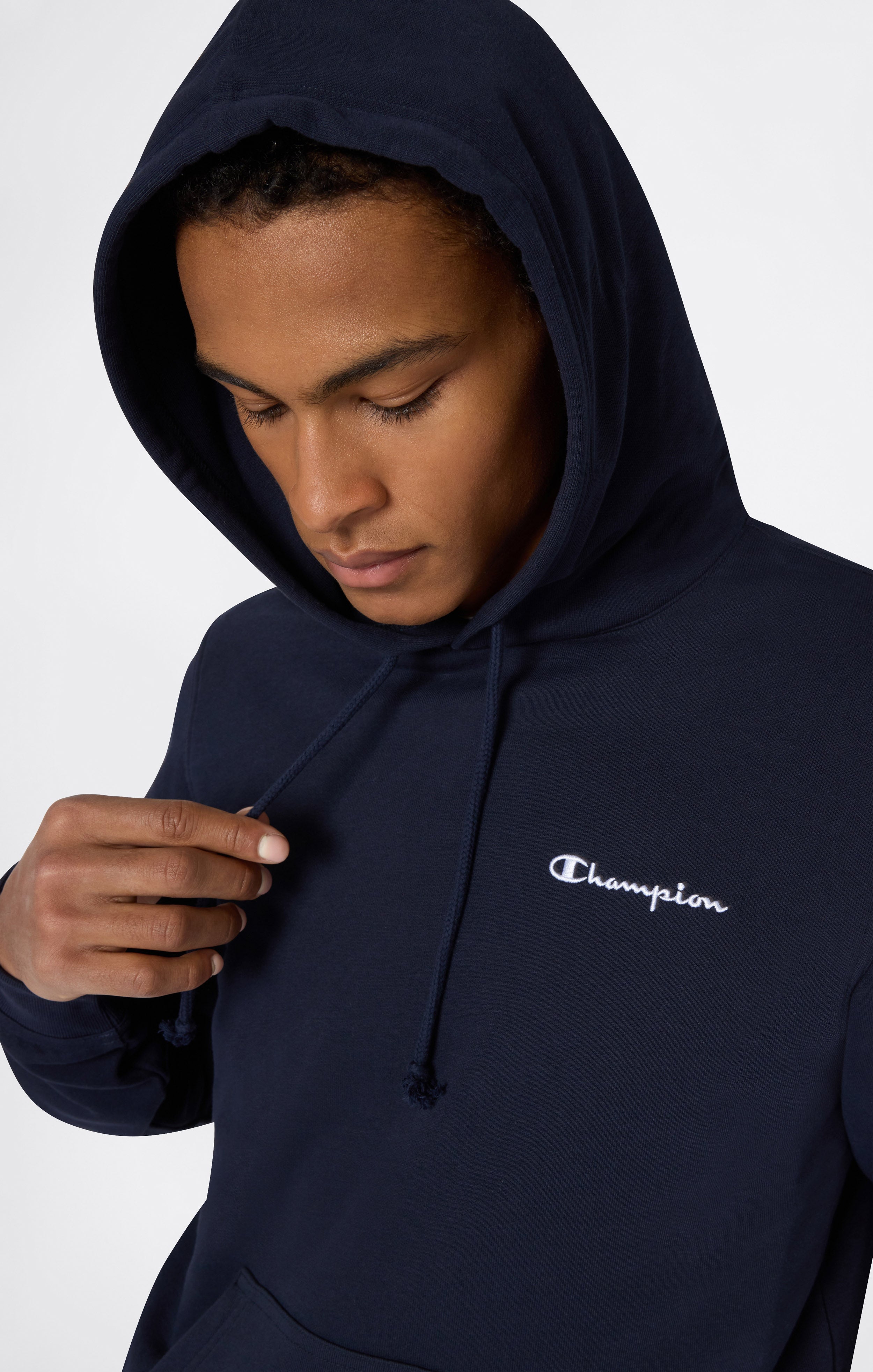 Sweat Léger à Capuche avec Petit Logo Brodé pour Homme Icons