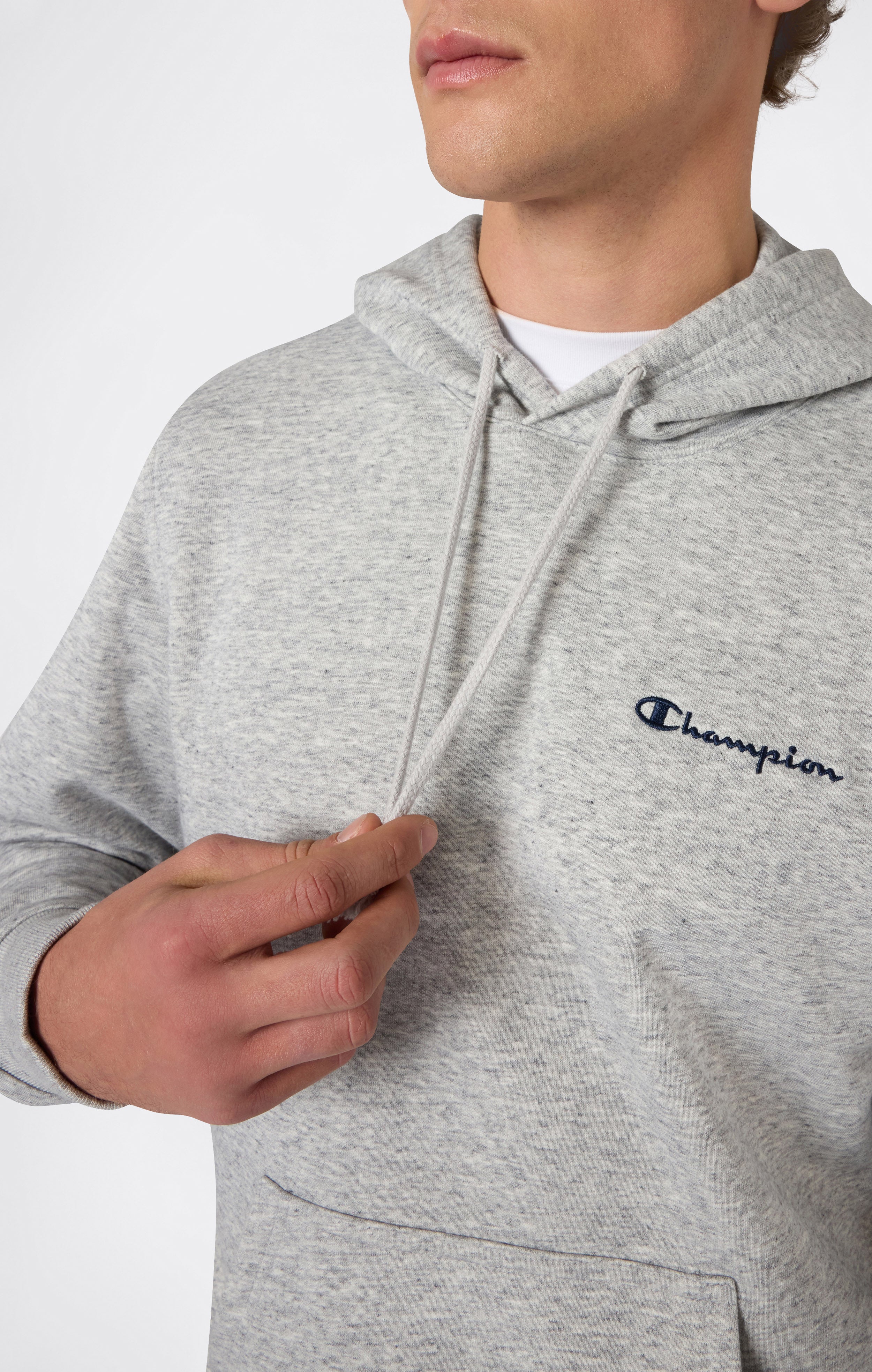Sweat Léger à Capuche avec Petit Logo Brodé pour Homme Icons