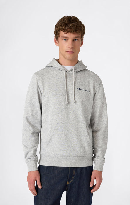 Men’s Lightweight Hoodie with Small Embroidered Logo Icons