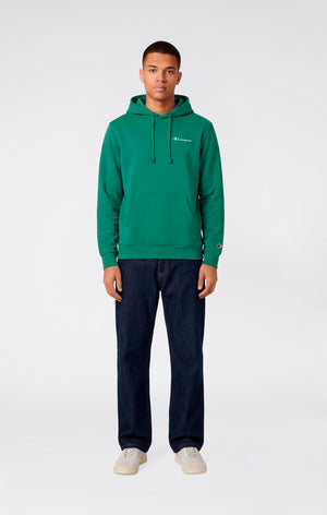 Men’s Lightweight Hoodie with Small Embroidered Logo Icons