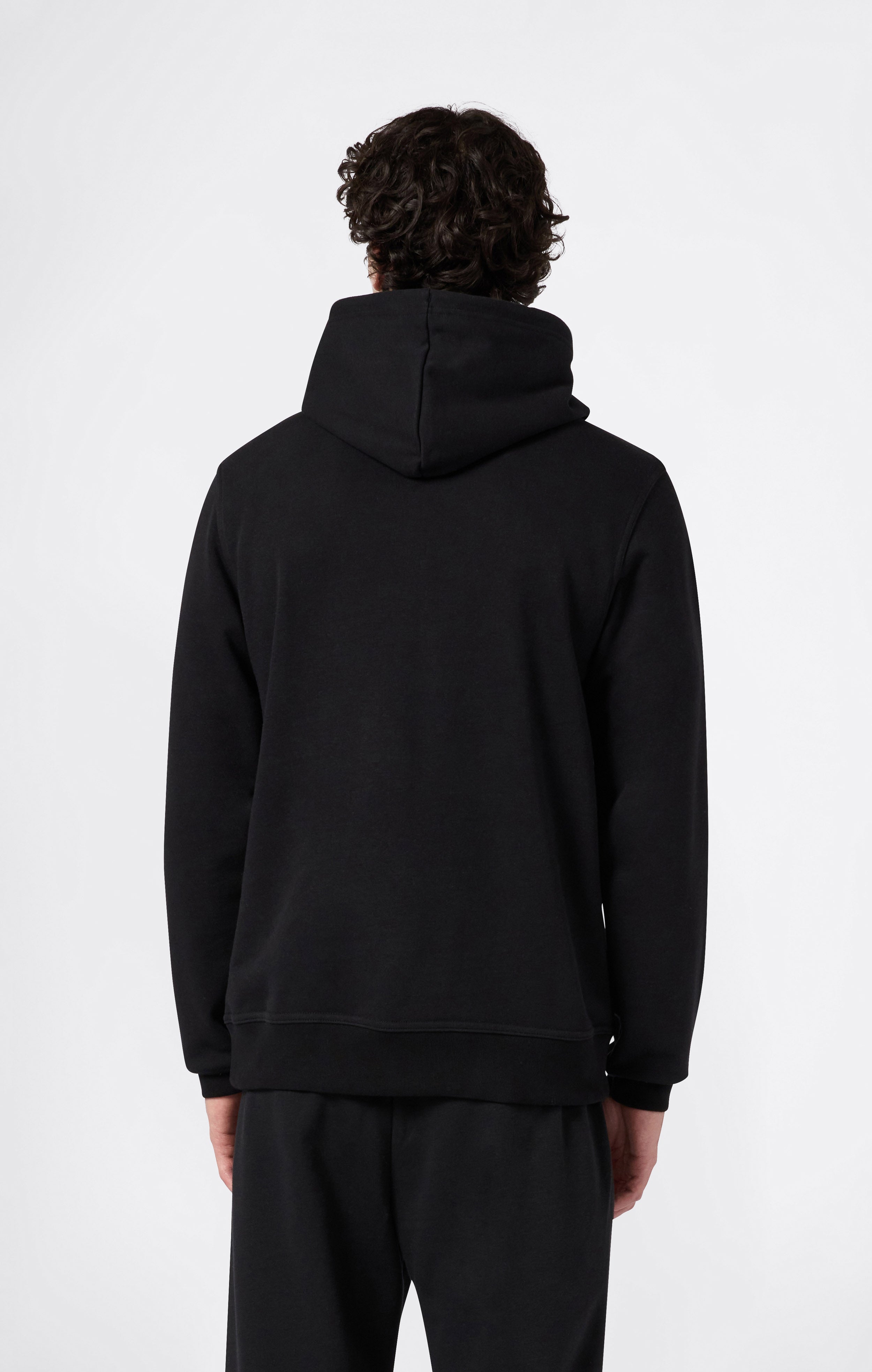 Sweat Léger à Capuche avec Petit Logo Brodé pour Homme Icons