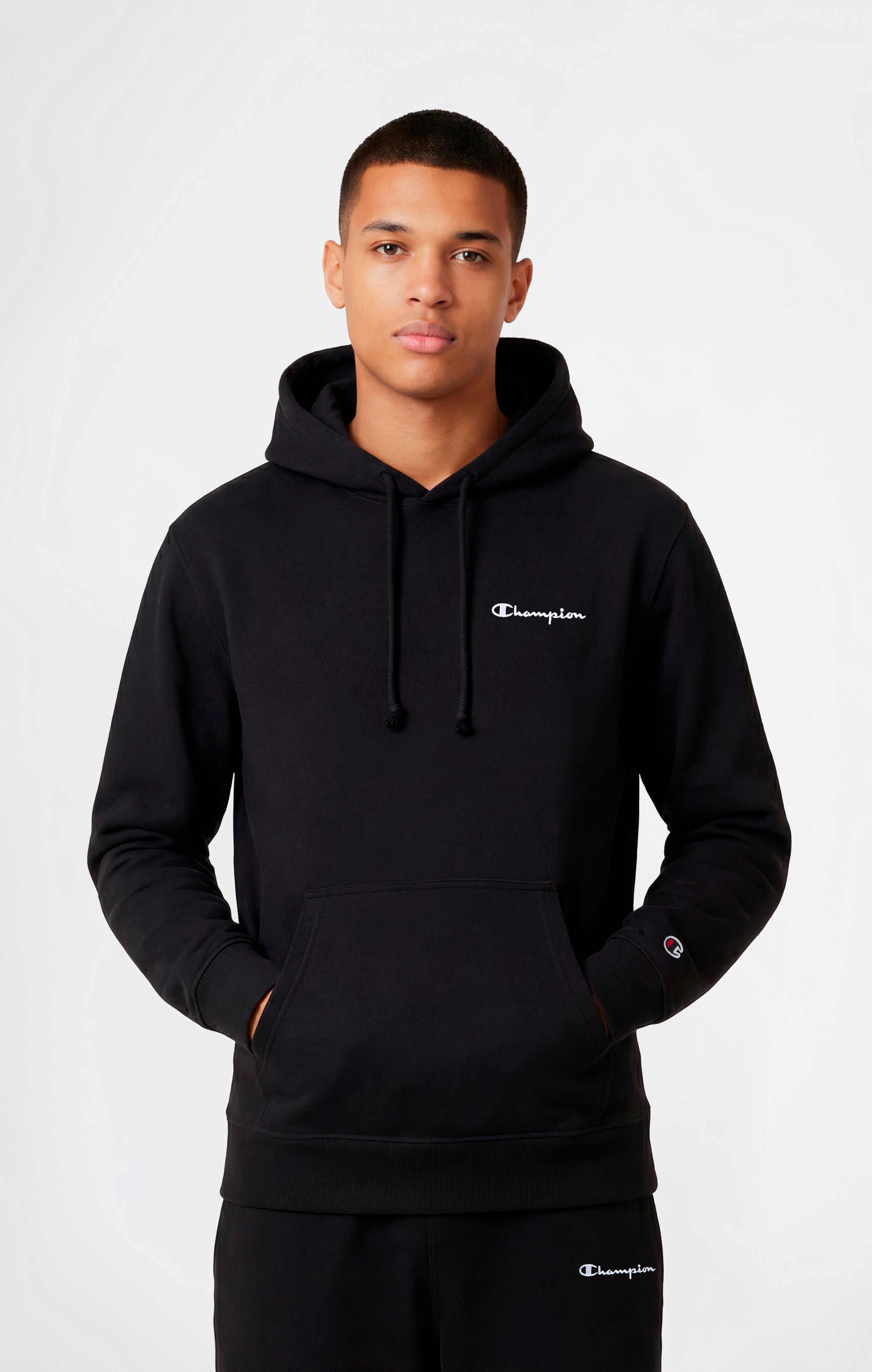 Leichter Hoodie mit Kleinem Gesticktem Logo für Herren Icons