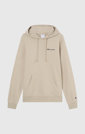 Men’s Lightweight Hoodie with Small Embroidered Logo Icons
