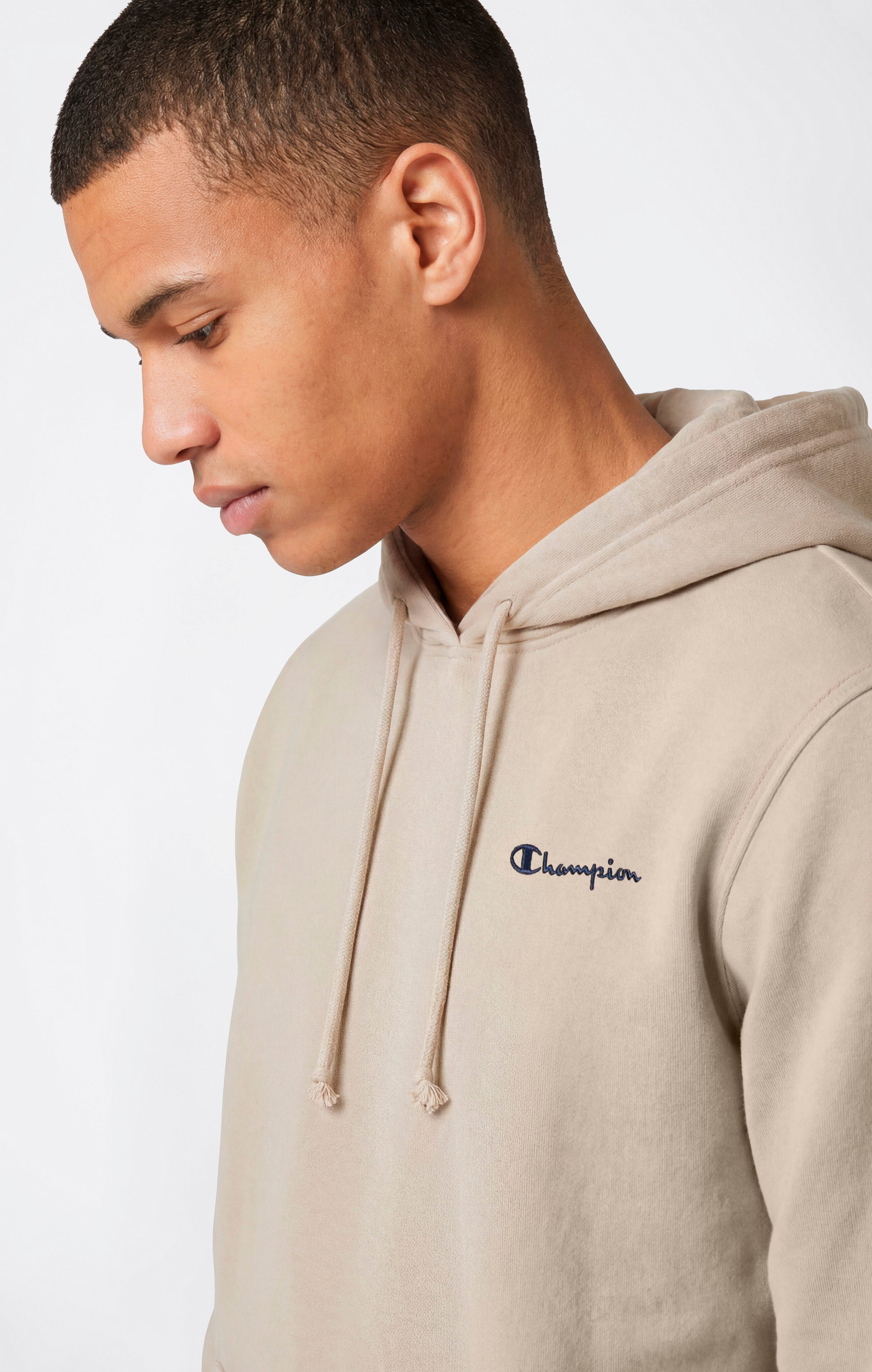 Sweat Léger à Capuche avec Petit Logo Brodé pour Homme Icons