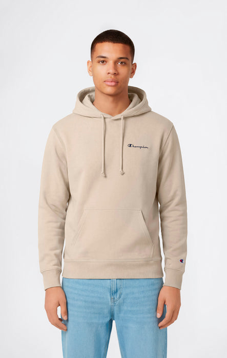 Men’s Lightweight Hoodie with Small Embroidered Logo Icons