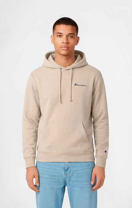 Men’s Lightweight Hoodie with Small Embroidered Logo Icons