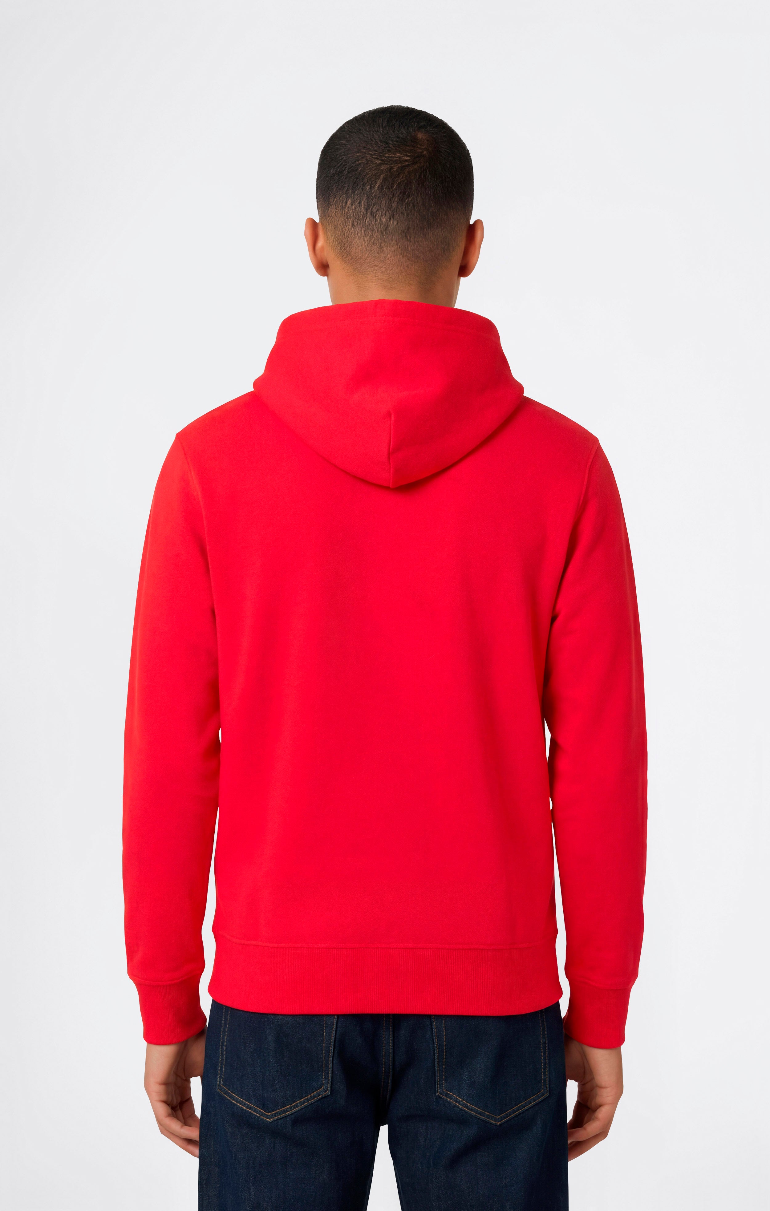 Sudadera Ligera con Capucha y Pequeño Logo Bordado para Hombre Icons