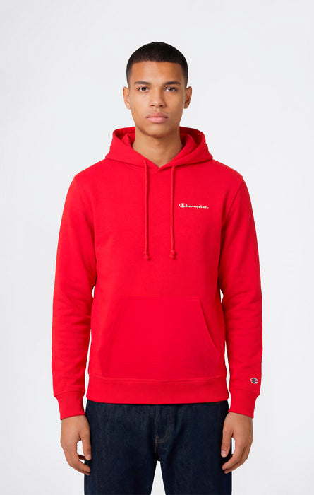 Men’s Lightweight Hoodie with Small Embroidered Logo Icons