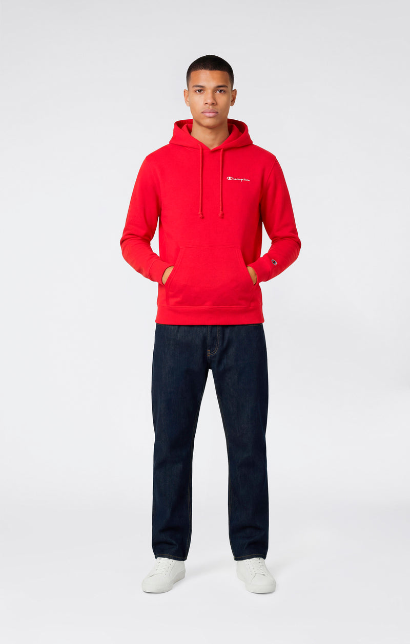 Sudadera Ligera con Capucha y Pequeño Logo Bordado para Hombre Icons