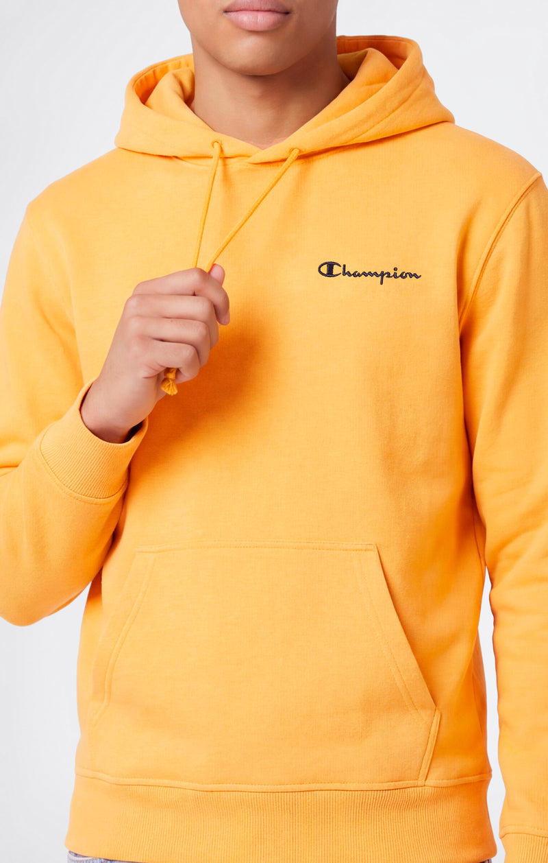 Men’s Lightweight Hoodie with Small Embroidered Logo Icons