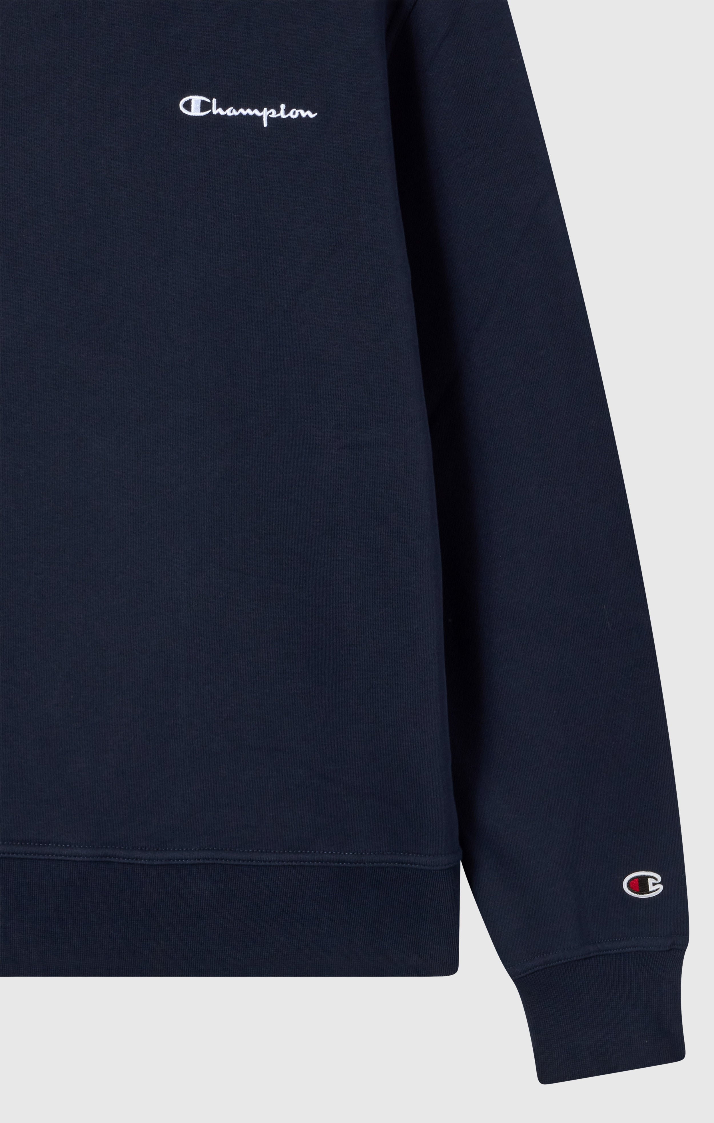 Herren Fleece-Sweatshirt mit Kleinem Gesticktem Logo Icons