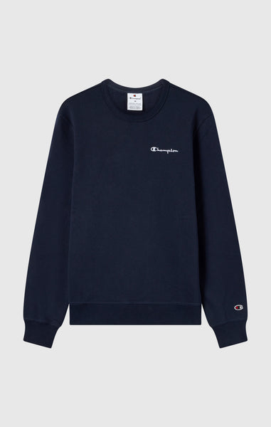 Felpa Uomo con Interno Felpato e Piccolo Logo Ricamato Icons