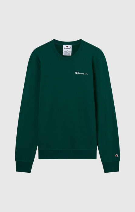 Felpa Uomo con Interno Felpato e Piccolo Logo Ricamato Icons