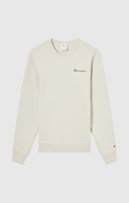 Felpa Uomo con Interno Felpato e Piccolo Logo Ricamato Icons