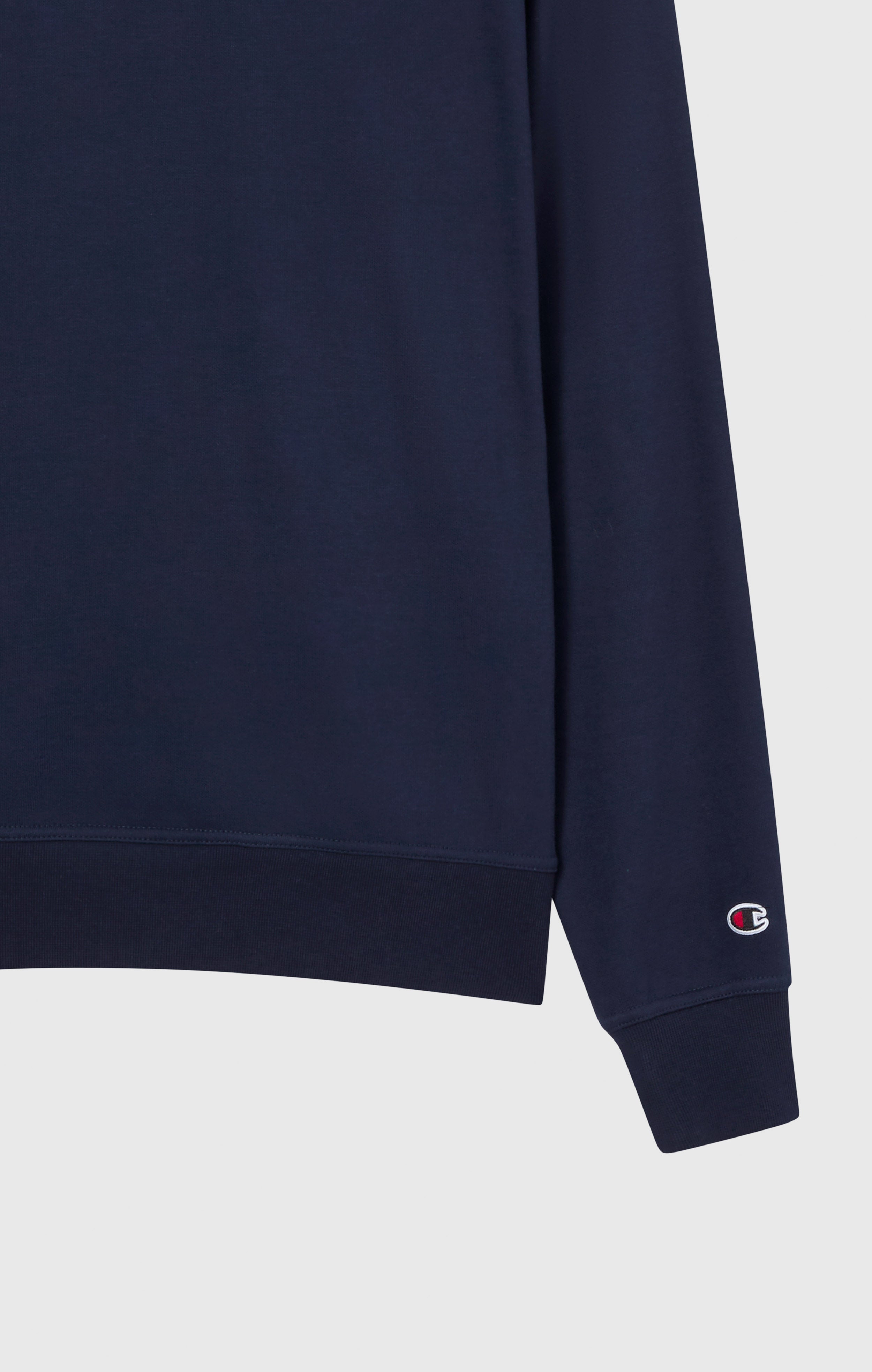 Men’s Lightweight Crewneck Sweatshirt with Embroidered Logo Icons