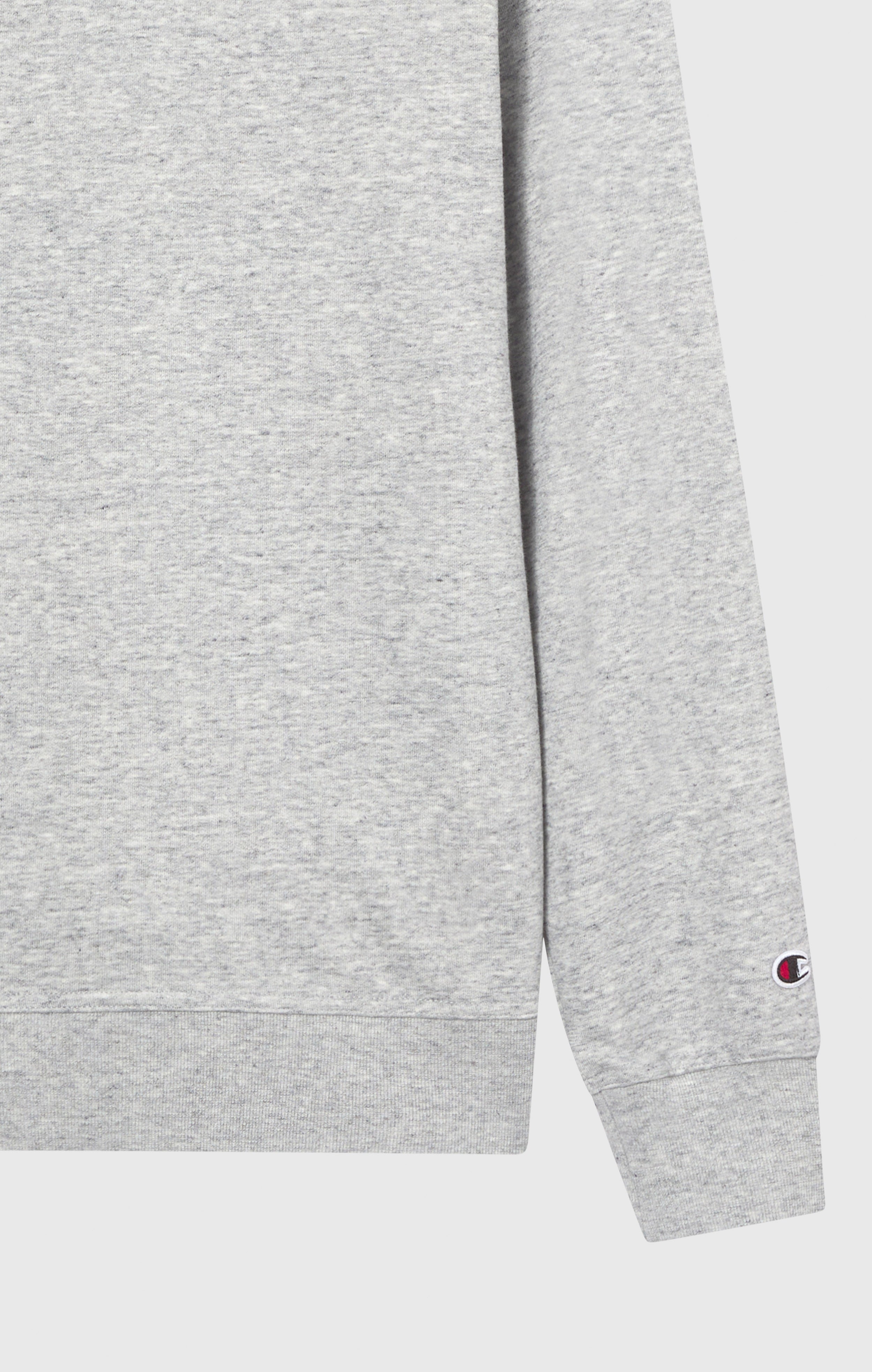Men’s Lightweight Crewneck Sweatshirt with Embroidered Logo Icons