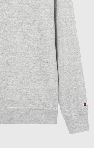 Men’s Lightweight Crewneck Sweatshirt with Embroidered Logo Icons