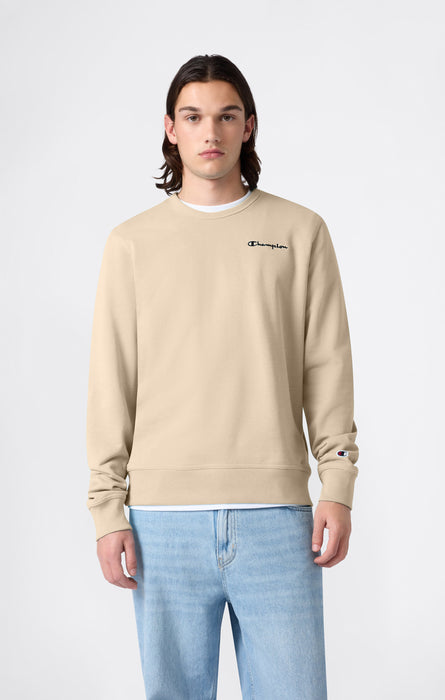 Felpa Girocollo Leggera con Logo Ricamato Uomo Icons