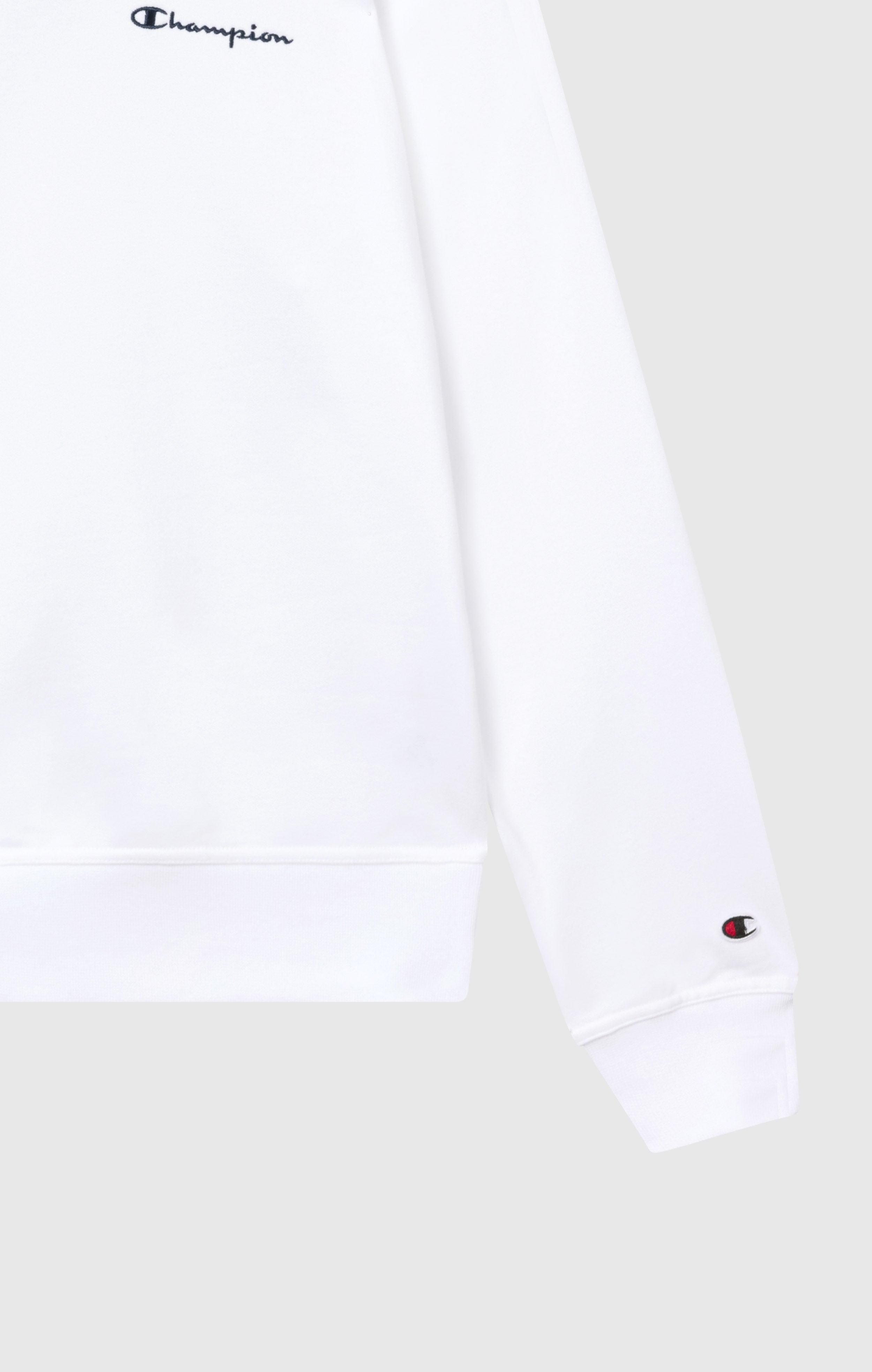 Men’s Lightweight Crewneck Sweatshirt with Embroidered Logo Icons