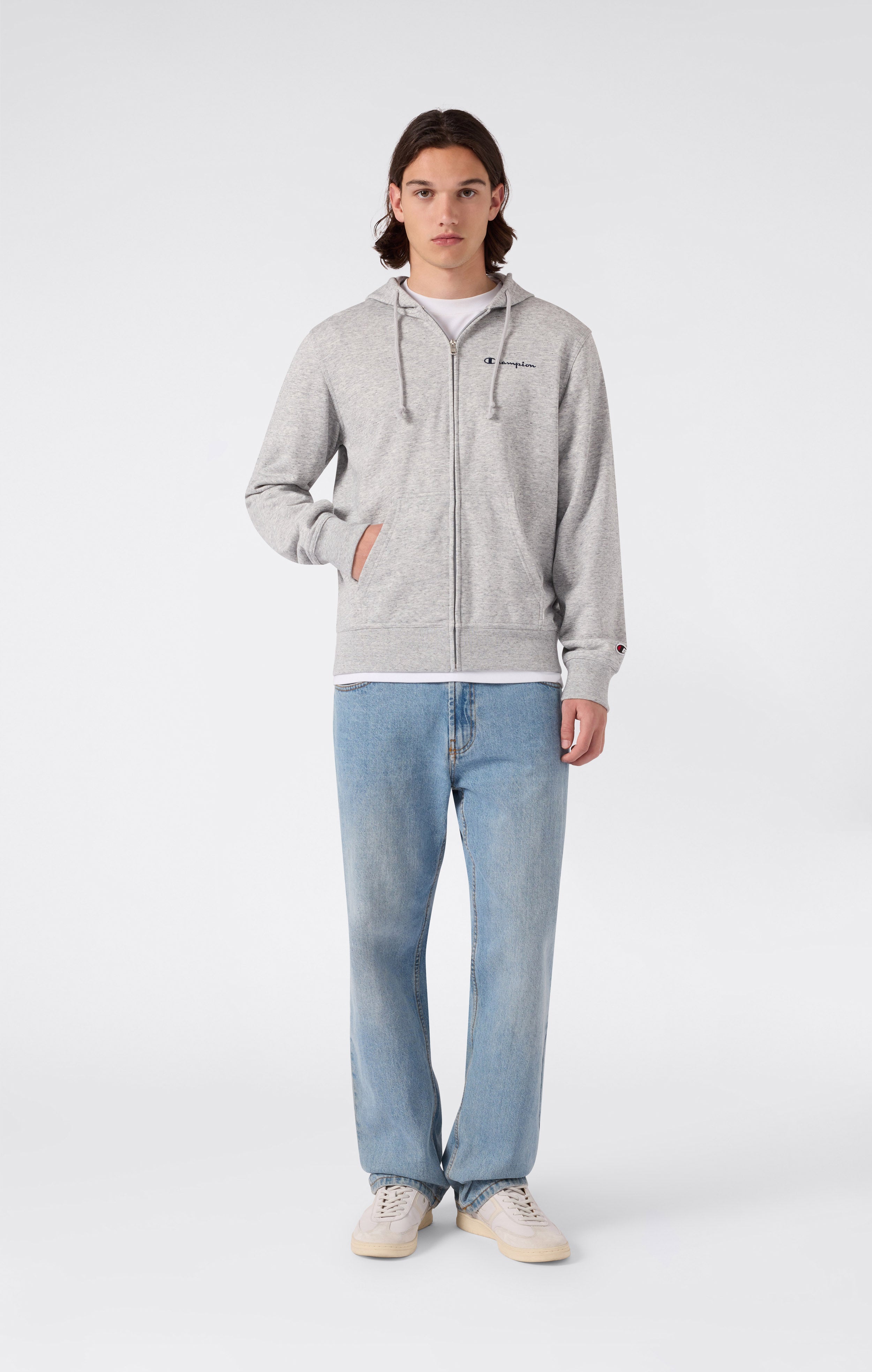 Sweat Léger à Capuche Zippé pour Homme Icons