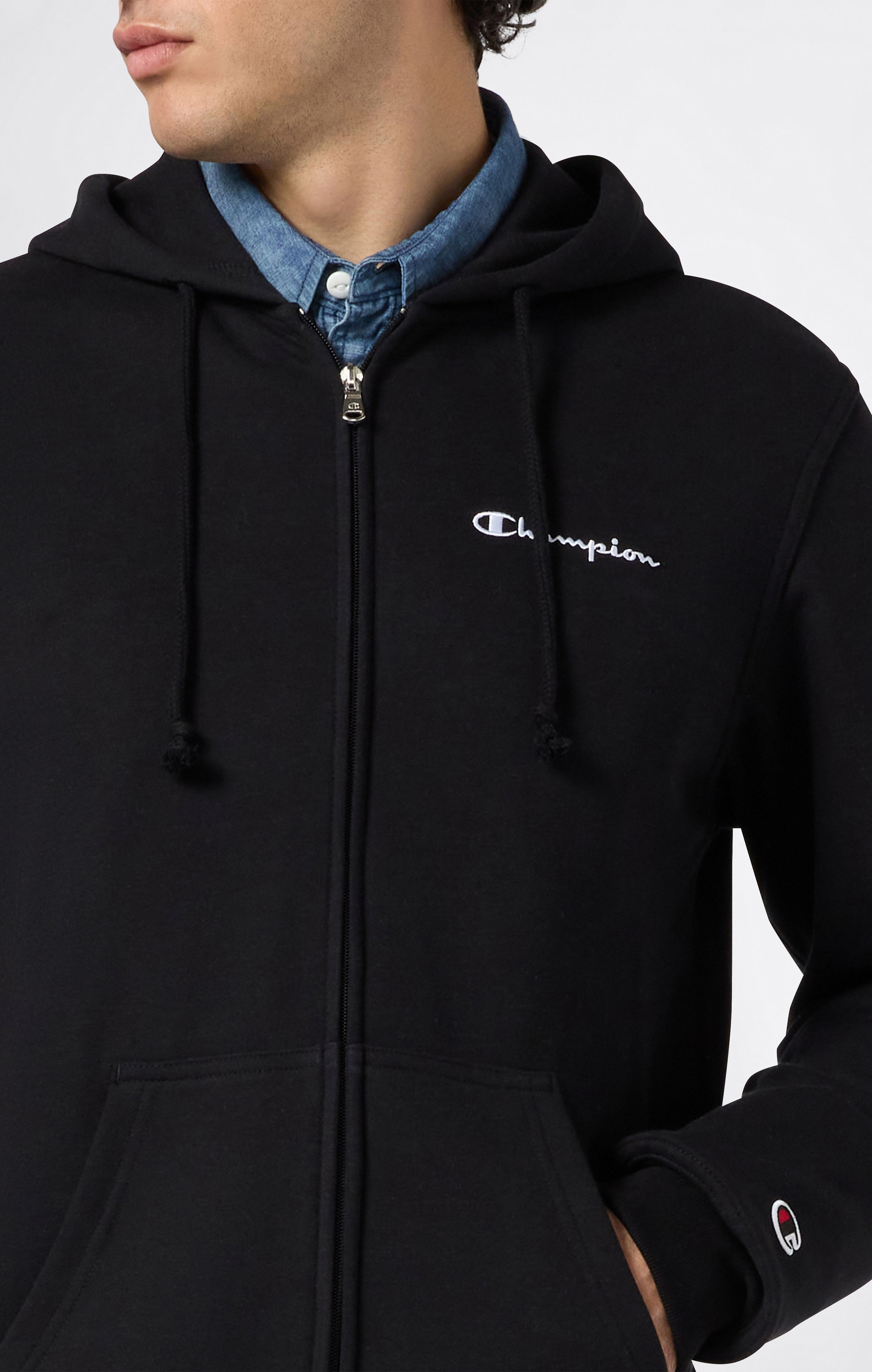 Men’s Lightweight Full Zip Hoodie Icons