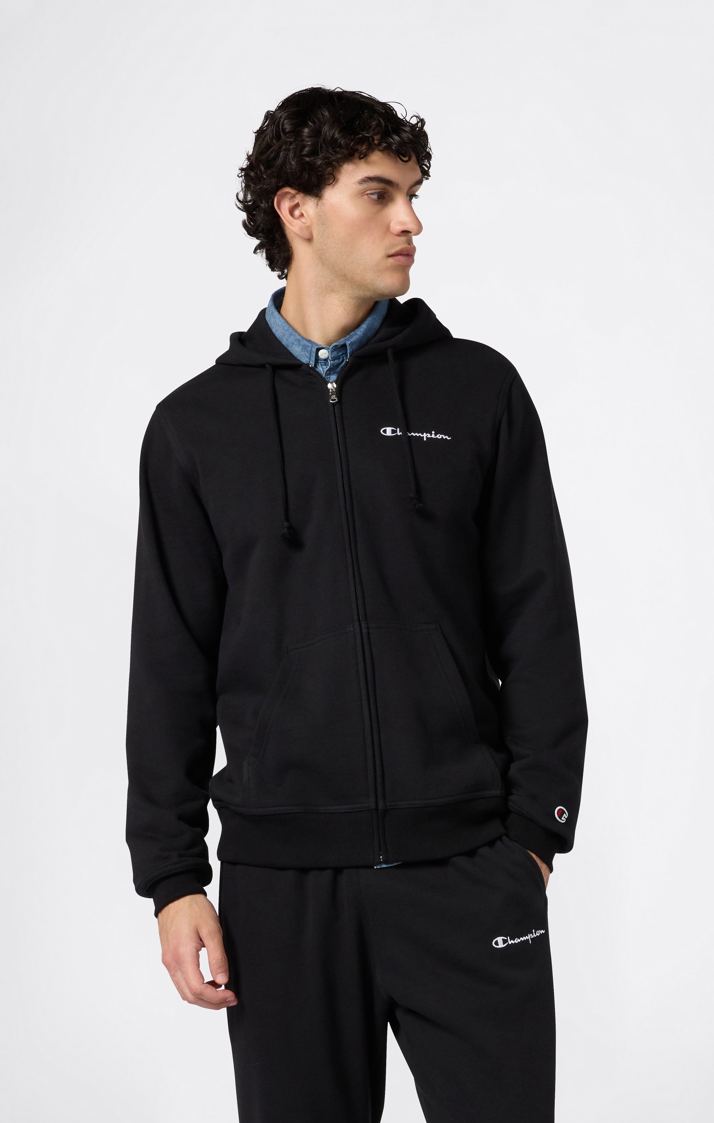 Men’s Lightweight Full Zip Hoodie Icons