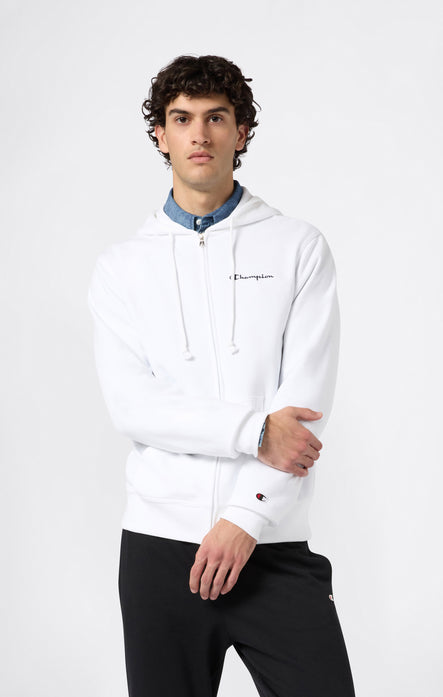 Felpa Leggera con Cappuccio e Zip Intera da Uomo Icons