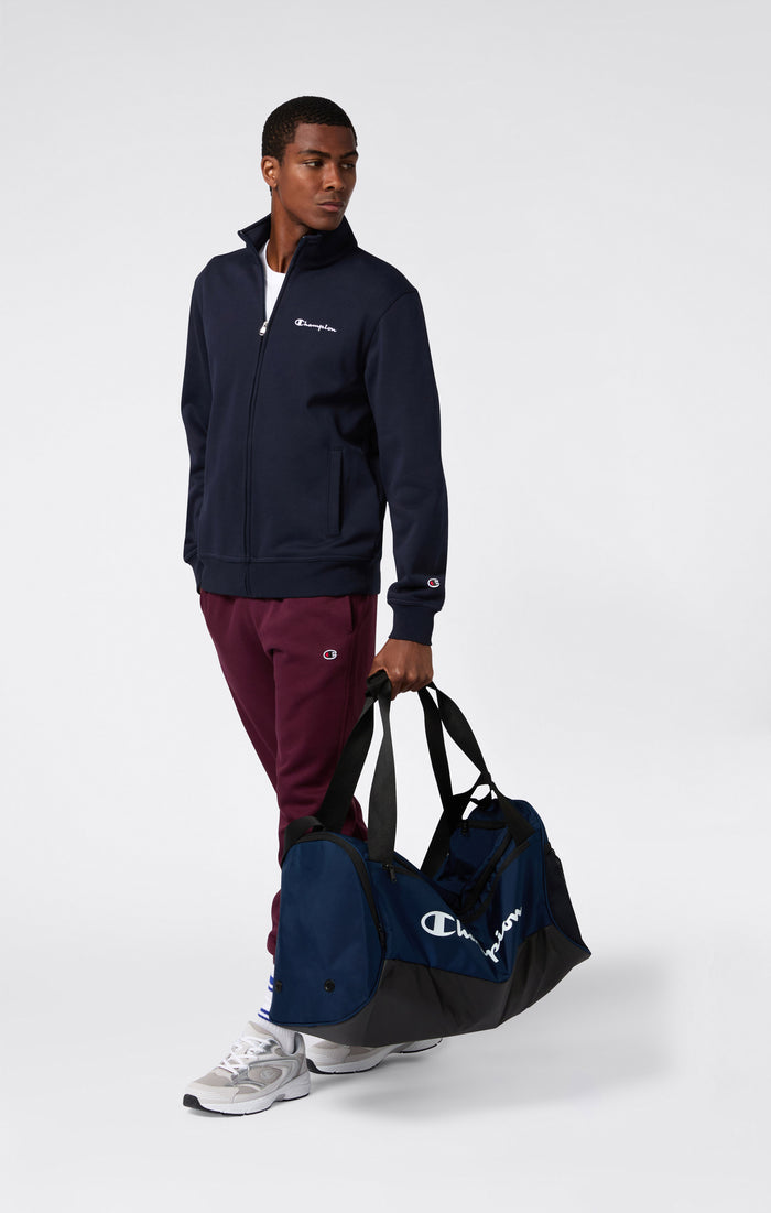 Herren Fleece-Sweatshirt mit Reißverschluss Icons