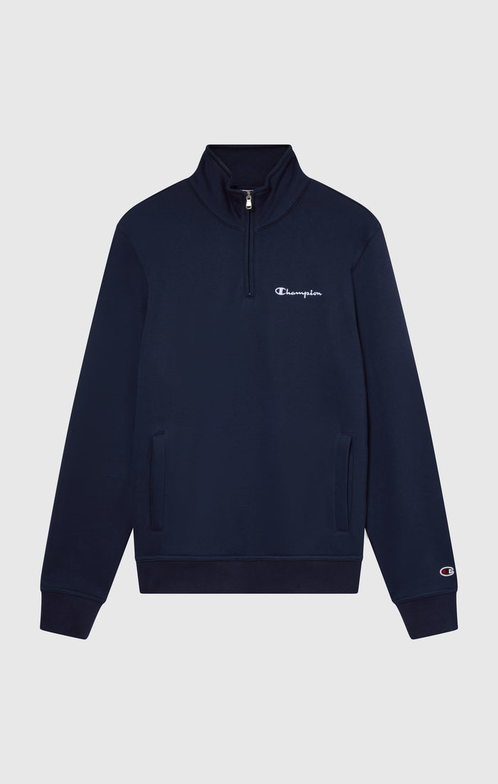 Sweat Homme Doublé Polaire avec Demi-Zip Icons