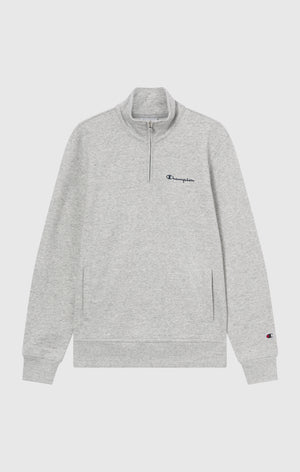 Herren Fleece-Sweatshirt mit Halbem Reißverschluss Icons