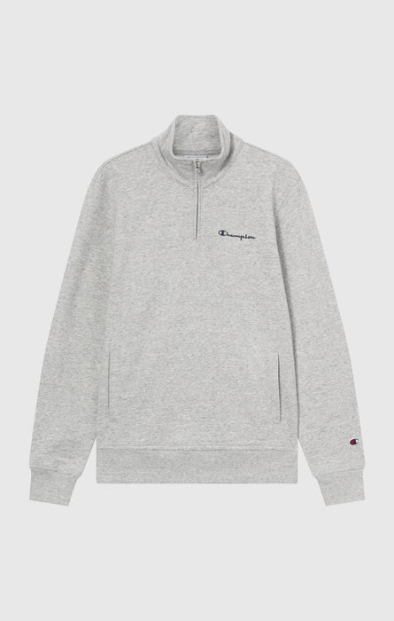 Felpa Uomo con Mezza Zip e Interno Felpato Icons