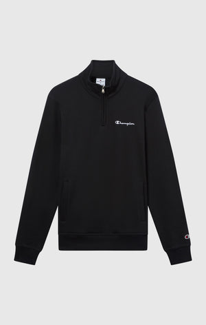 Herren Fleece-Sweatshirt mit Halbem Reißverschluss Icons